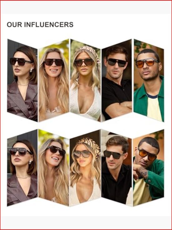 Retro Thick Polarized TAC Aviator Sunglasses main image 5
